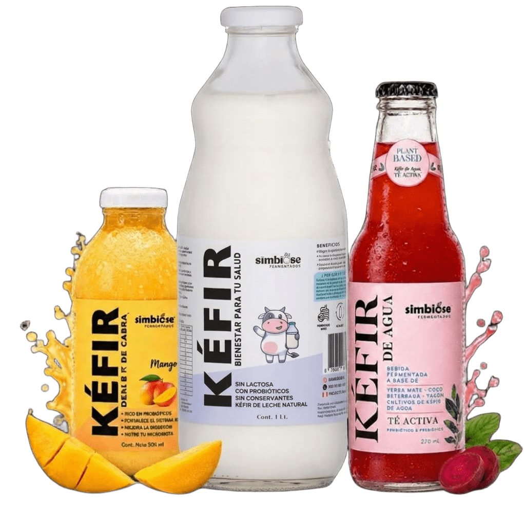 Kéfir de 1L + frutado mango + agua